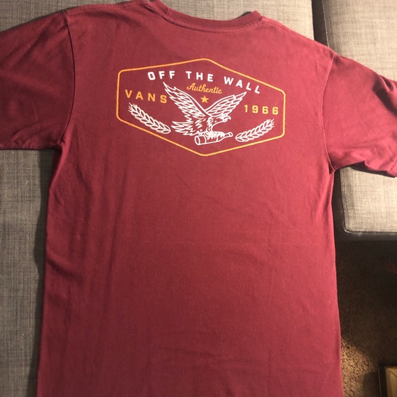 Mens Van’s Classic Original Tee with eagle print - Picture 4 of 4